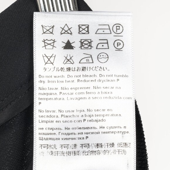 Escada Tamineh Black Silk & Wool Crepe Straight-Leg Trousers - Picture 10 of 10